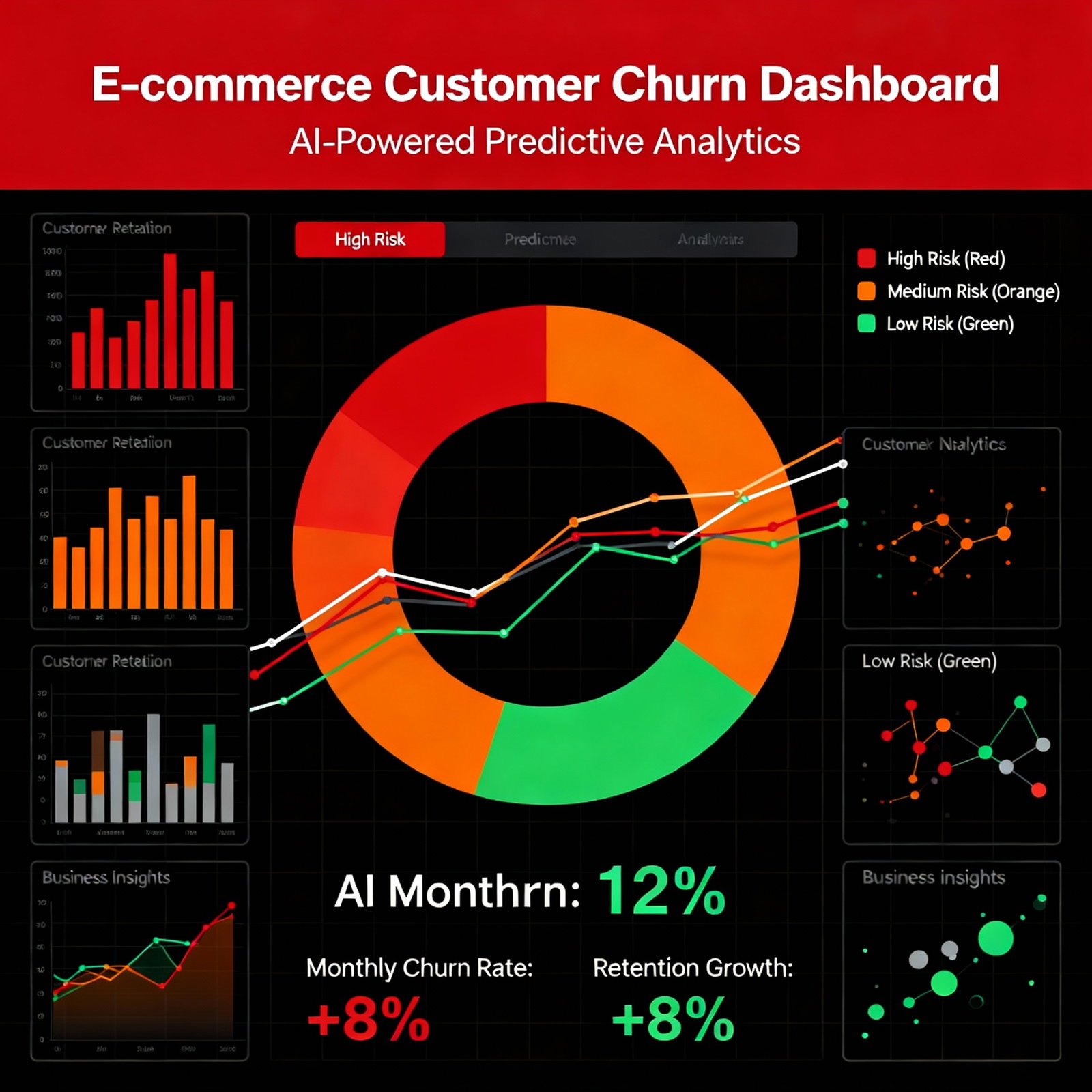 Unlocking E-commerce Success: Mastering Customer Churn Analysis with AI