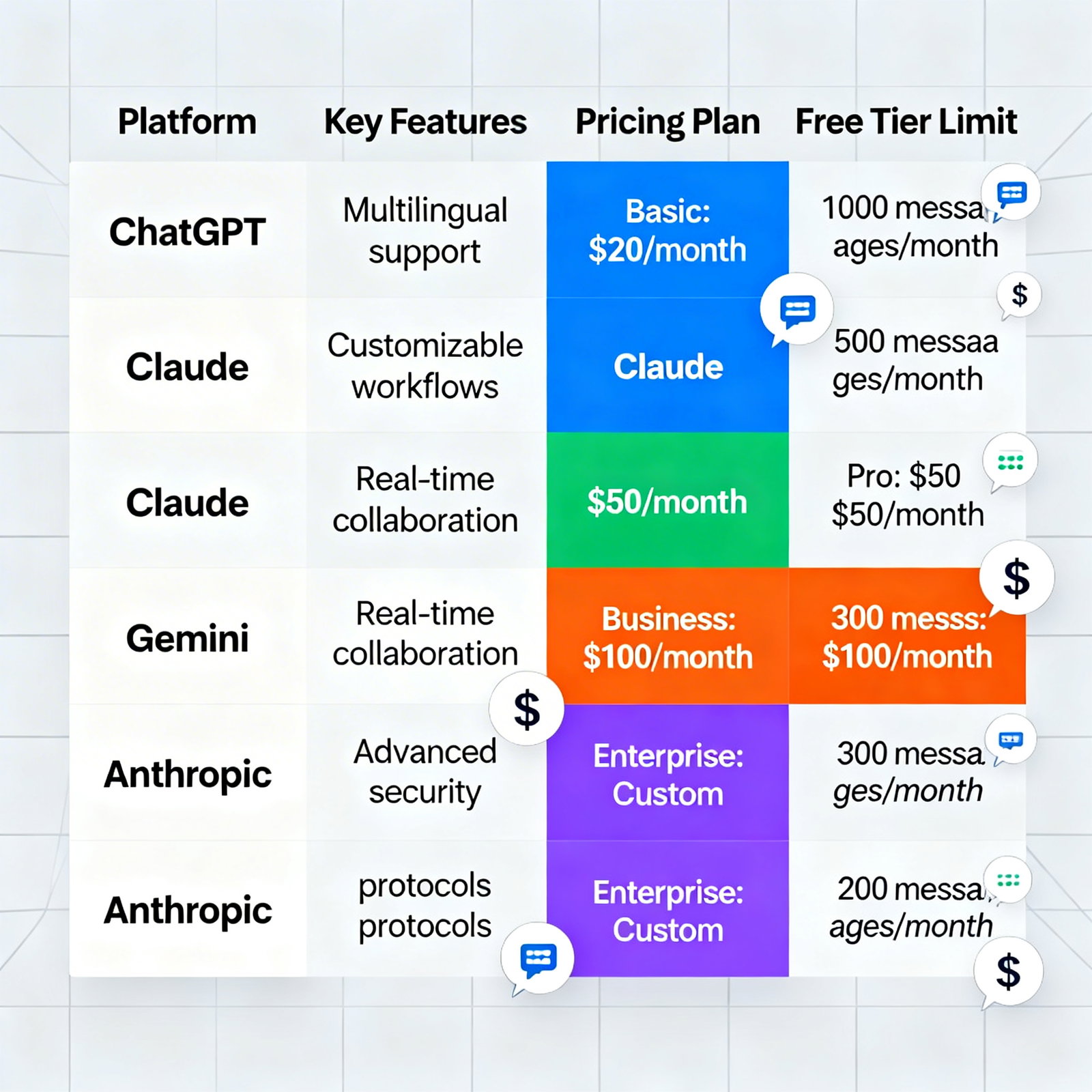 Best AI Chatbot Pricing in 2026: A Side-by-Side Comparison
