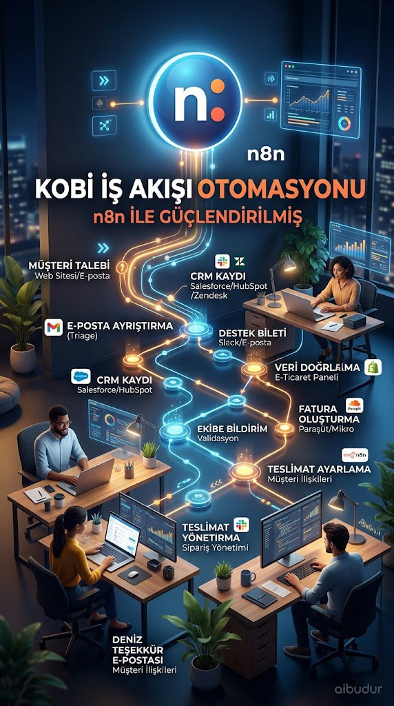 n8n ile KOBİ Otomasyonu: İşletmenizi Geleceğe Taşıyın