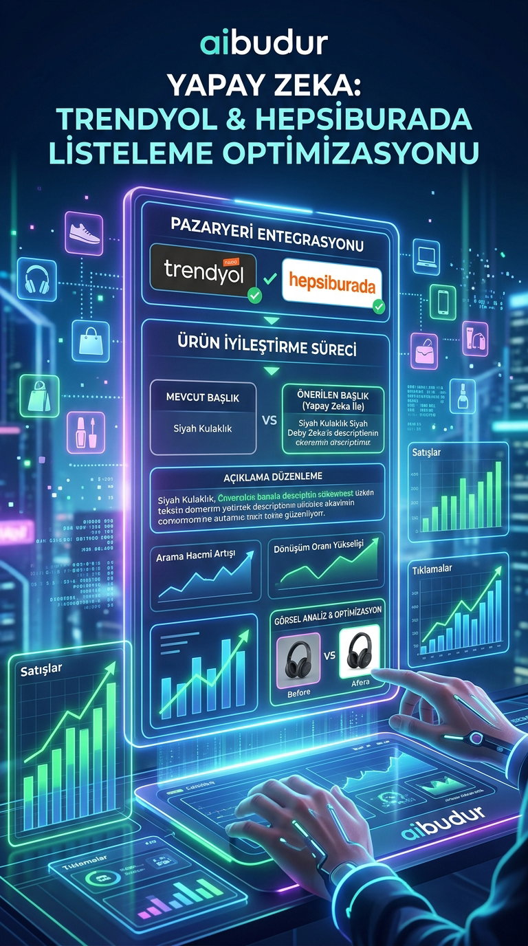 Trendyol ve Hepsiburada için Yapay Zeka Destekli Ürün Listeleme Stratejileri