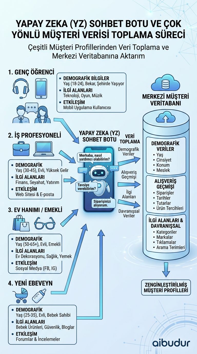 Chatbot ile müşteri verisi toplama süreci