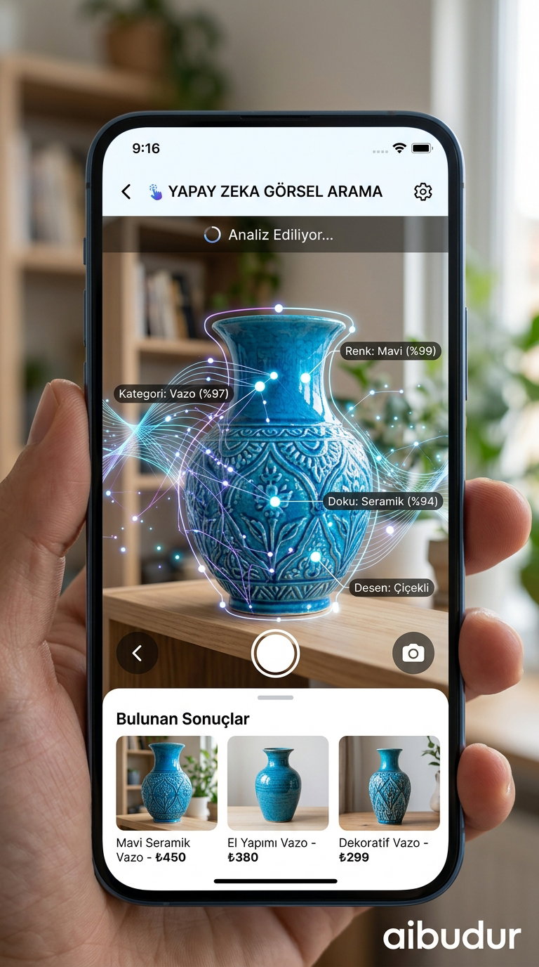 Example of product search from a smartphone camera with Google Lens