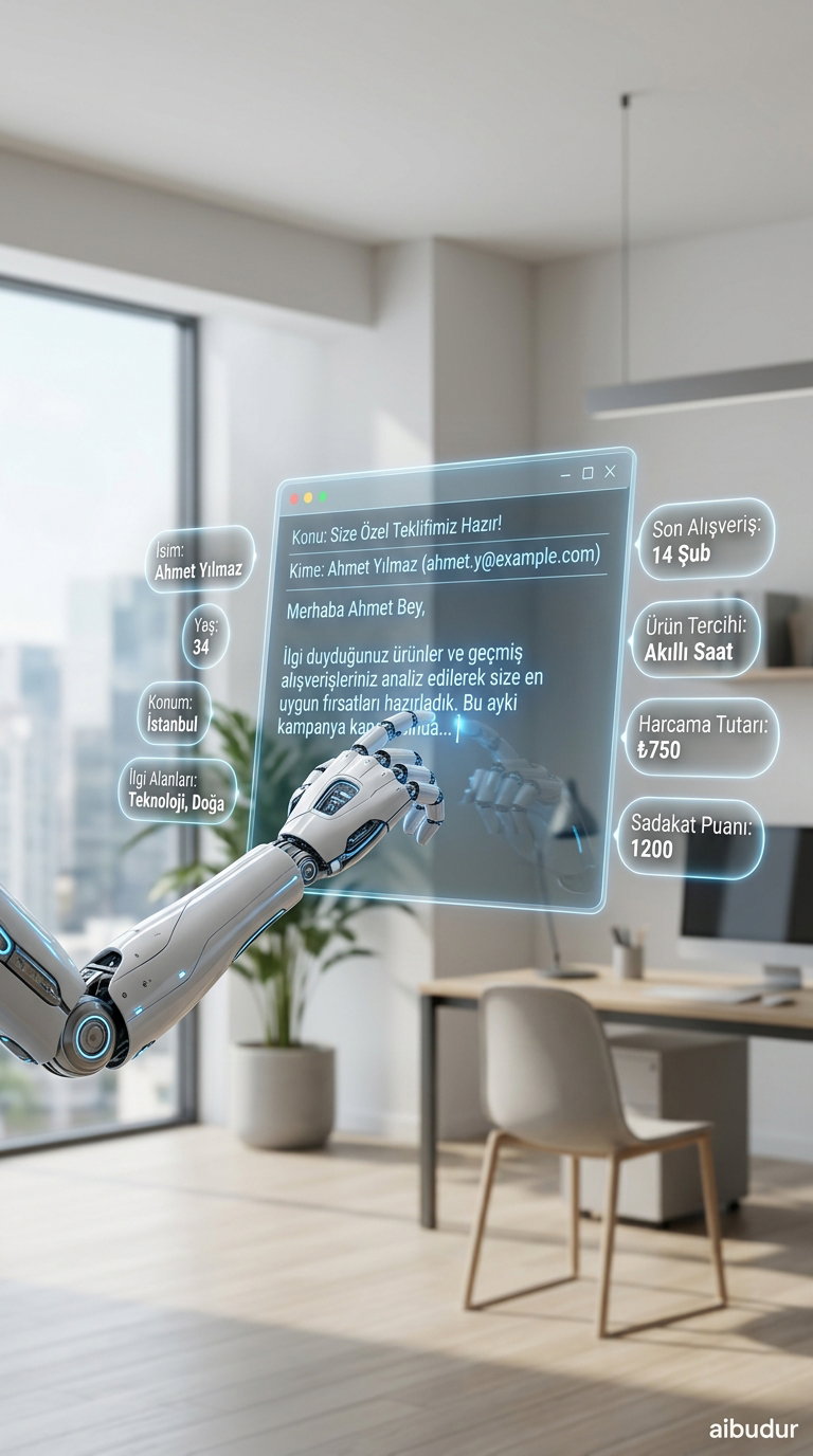 Yapay zeka ile kişiselleştirilmiş e-posta içeriği oluşturma süreci