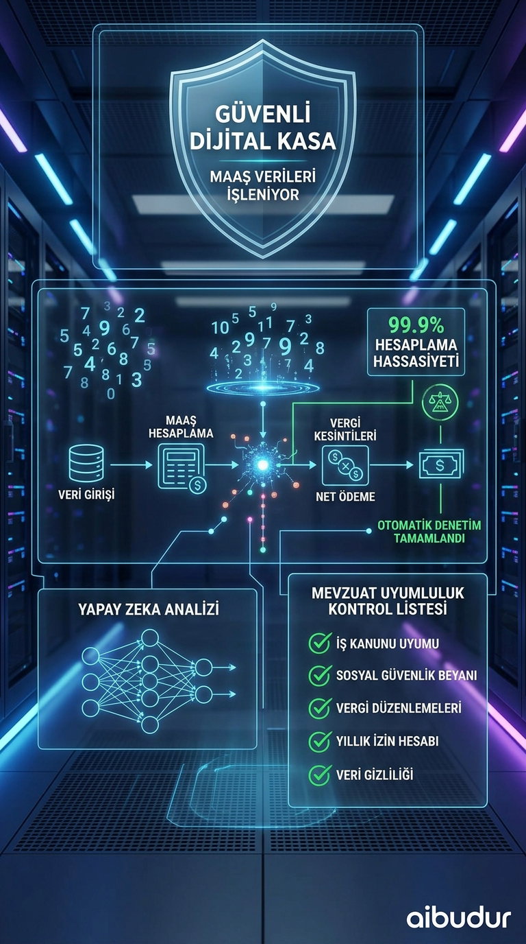 Yapay zeka ile bordro hesaplama süreci ve otomasyon adımları