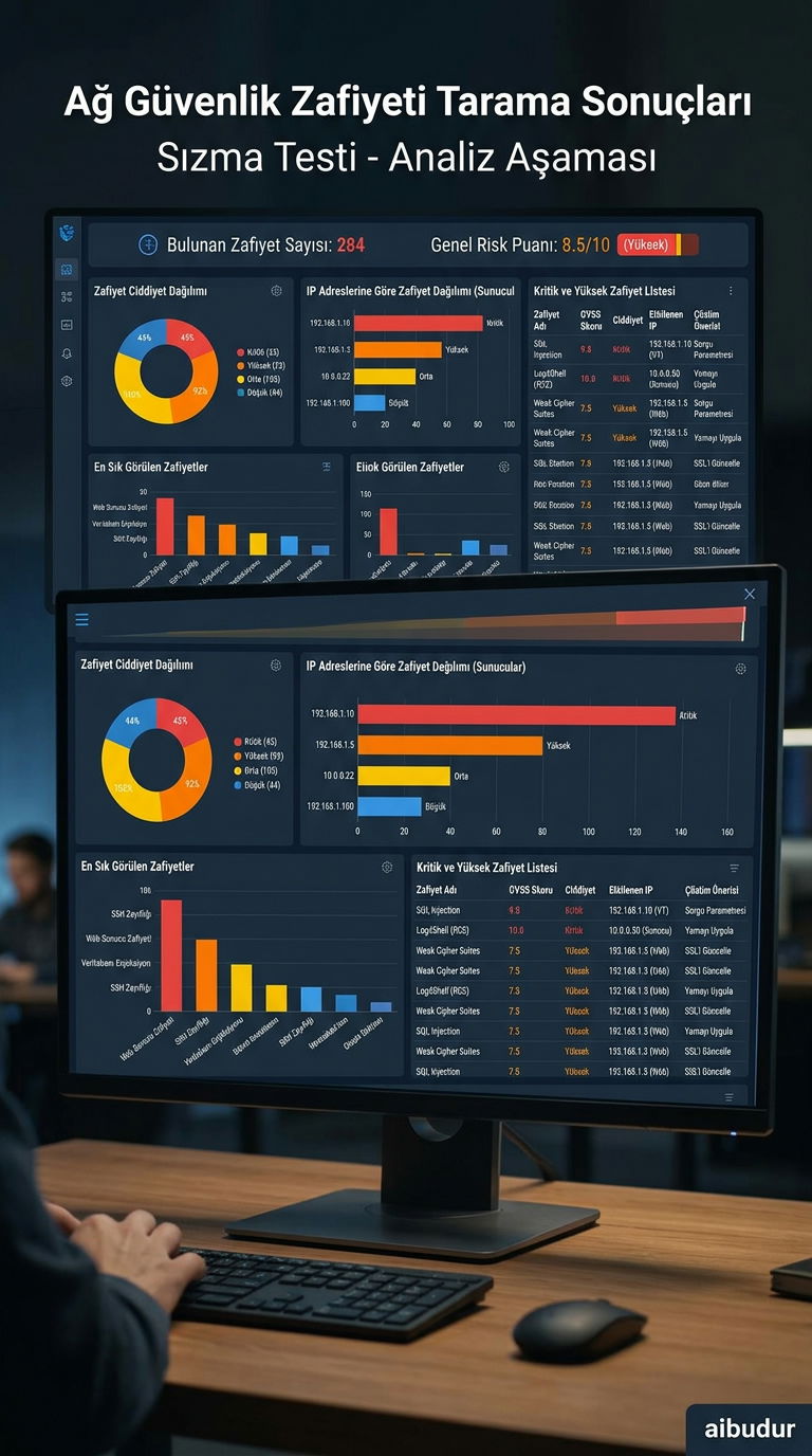 Kali Linux üzerinde güvenlik açığı taraması yapılması