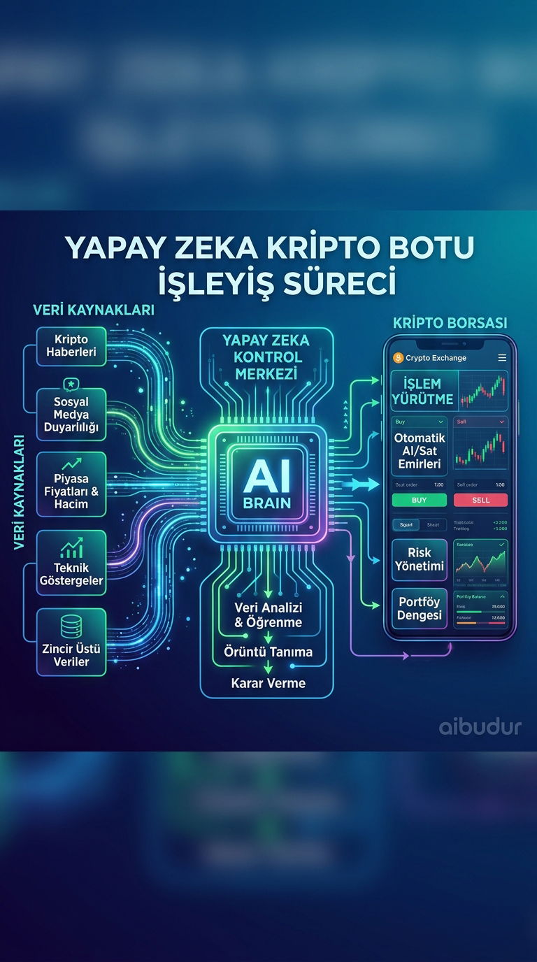Kripto botu piyasa verisi analizi ve sinyal üretimi süreci