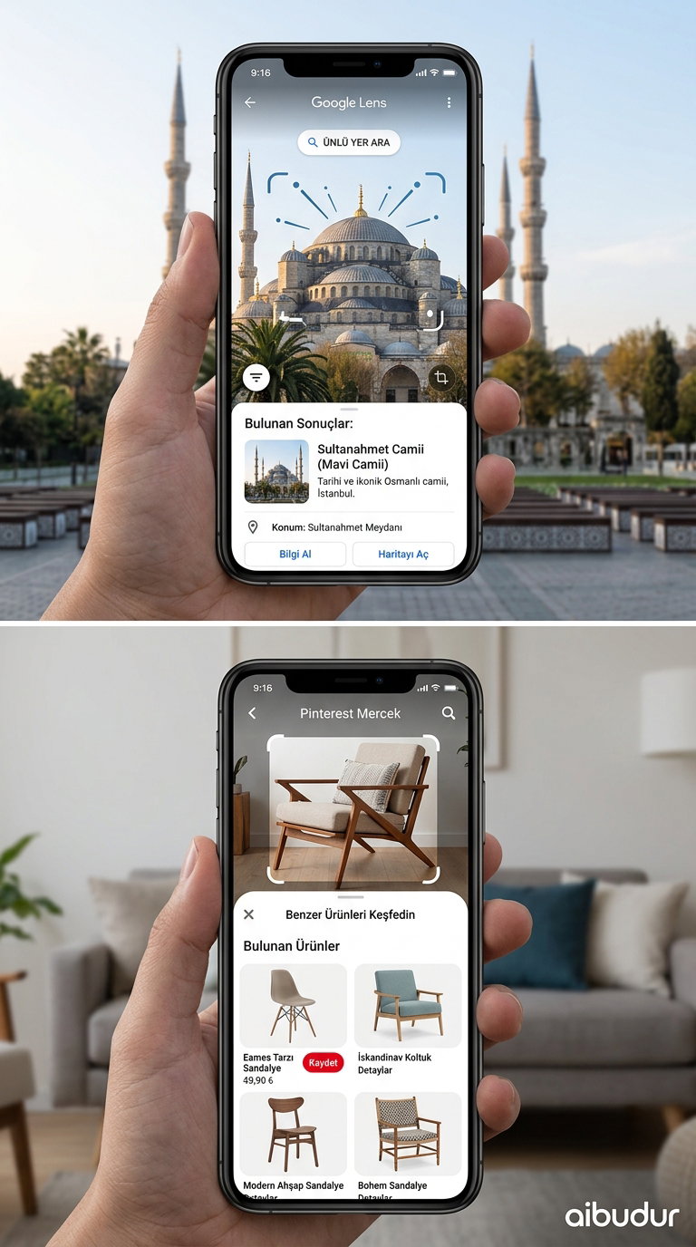 AI-powered visual search results on an e-commerce platform