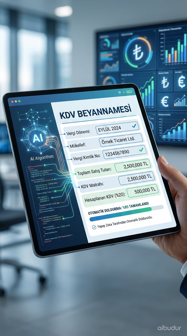 Yapay zeka destekli KDV beyannamesi hazırlama ve anomali tespiti süreci
