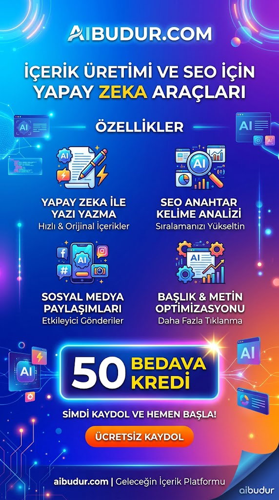 aibudur.com yapay zeka platformu Pinterest içerik araçları