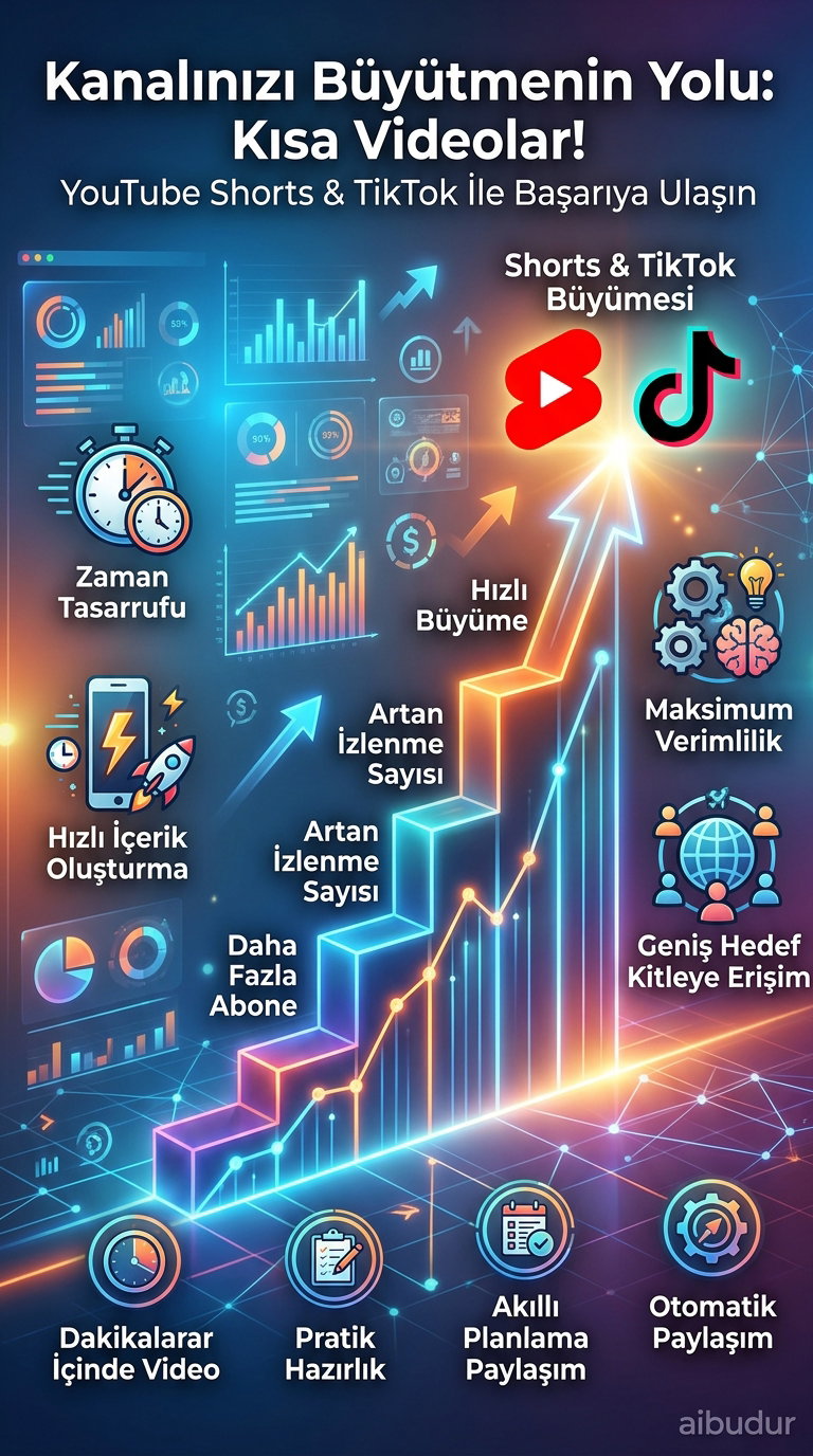TikTok ve YouTube Shorts için yapay zeka destekli içerik üretimi