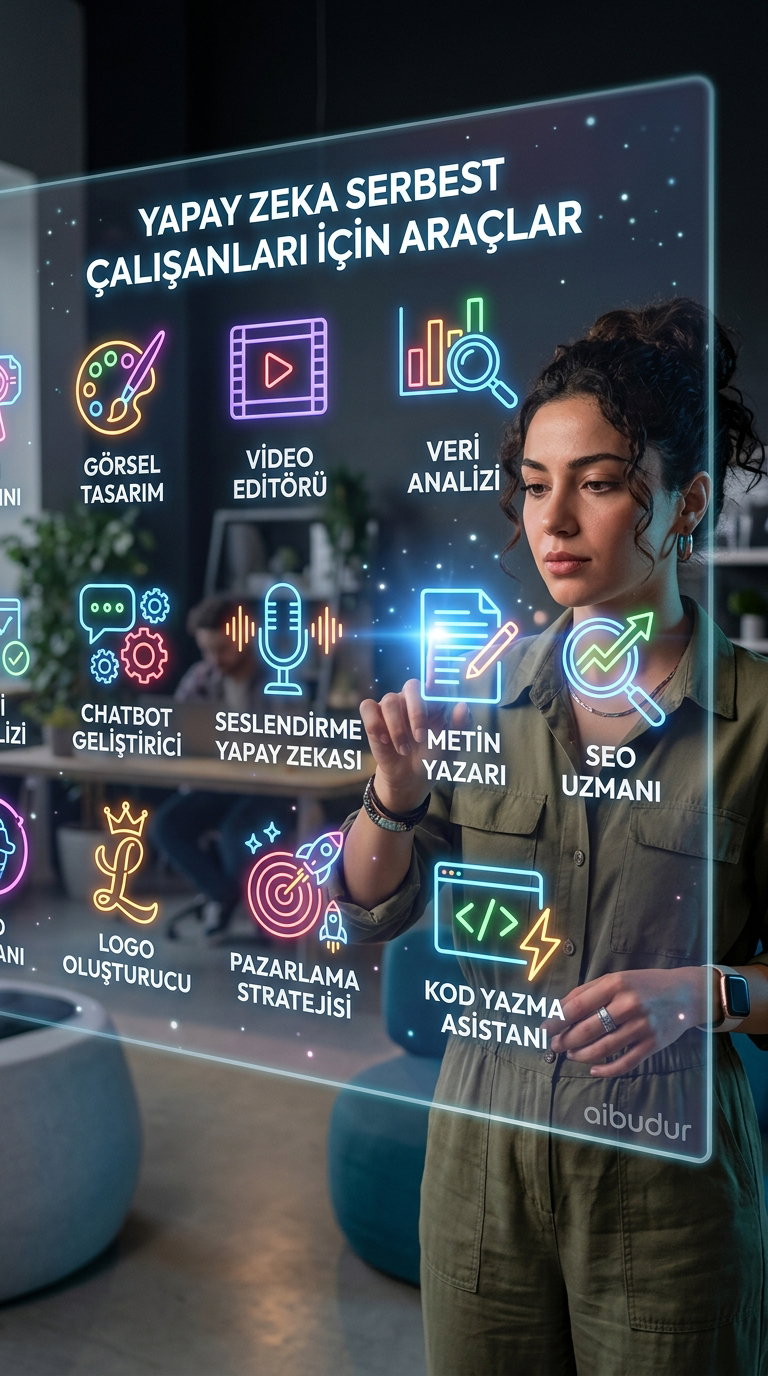 Freelance çalışanlar için yapay zeka araç ve platform seçenekleri