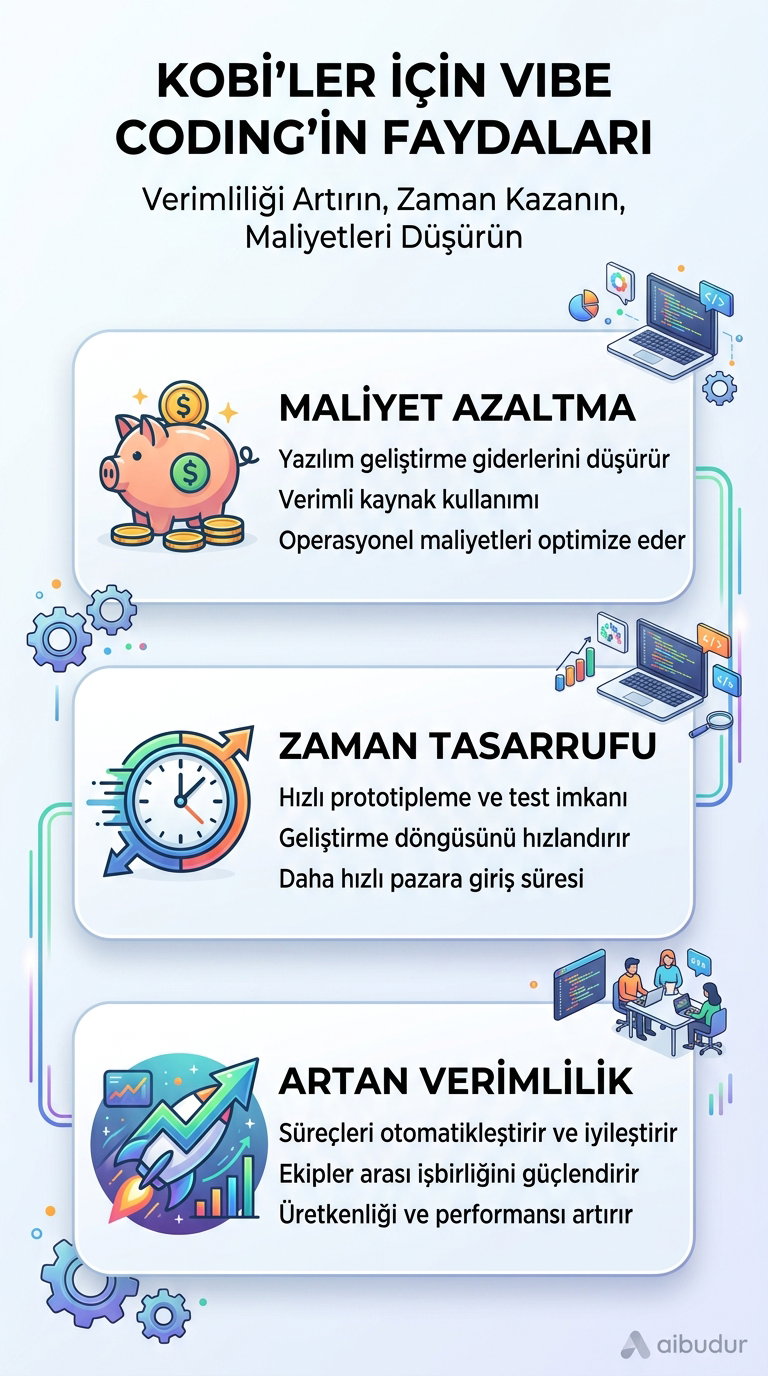 Visual of a cloud-based application development process for an SME