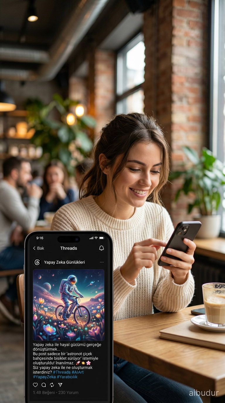 Threads platformu için yapay zeka destekli sohbet odaklı içerik üretimi
