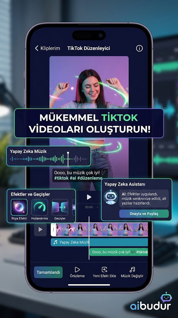 Yapay zeka destekli TikTok video düzenleme ve prodüksiyon araçları