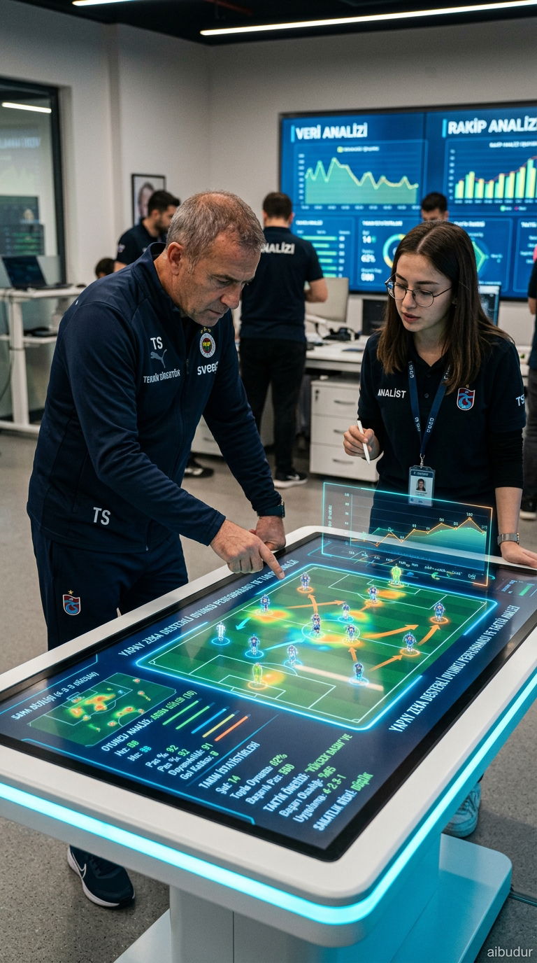 Futbol oyuncusu sakatlık riski analizi yapay zeka ekranı