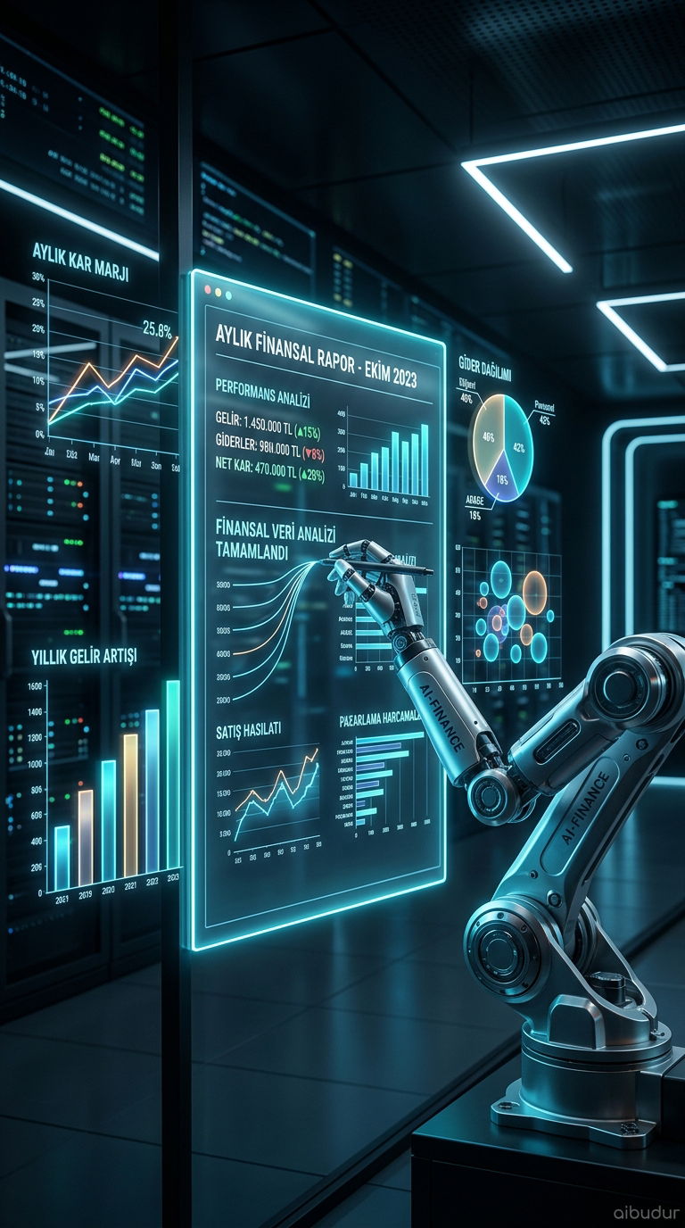 Doğal dil işleme teknolojisiyle otomatik oluşturulan finansal rapor örneği