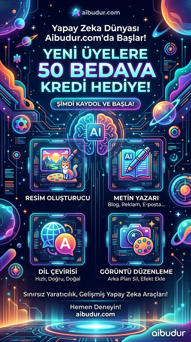Aibudur platformunda AI dublaj aracını ücretsiz deneme