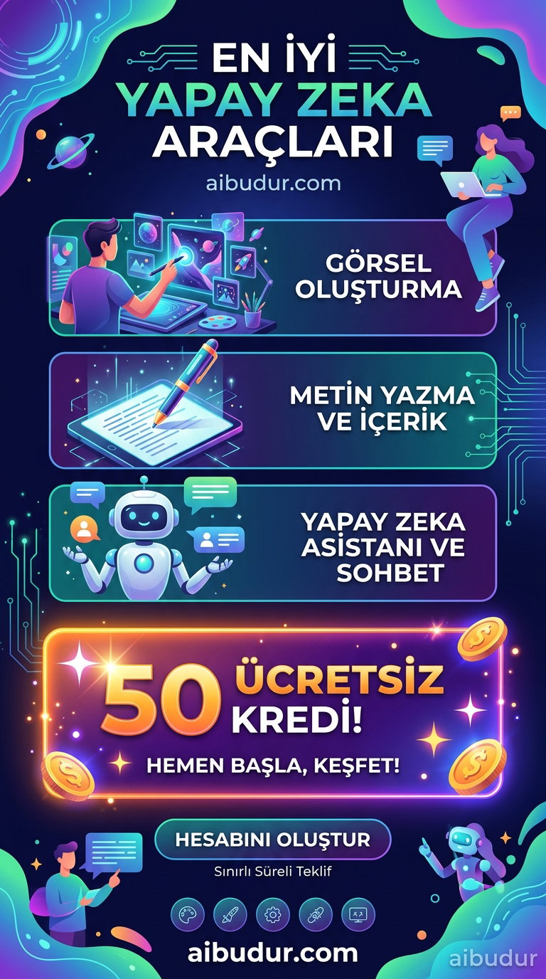 Yapay zeka yatırım araçlarını deneyimlemek için aibudur.com platformu